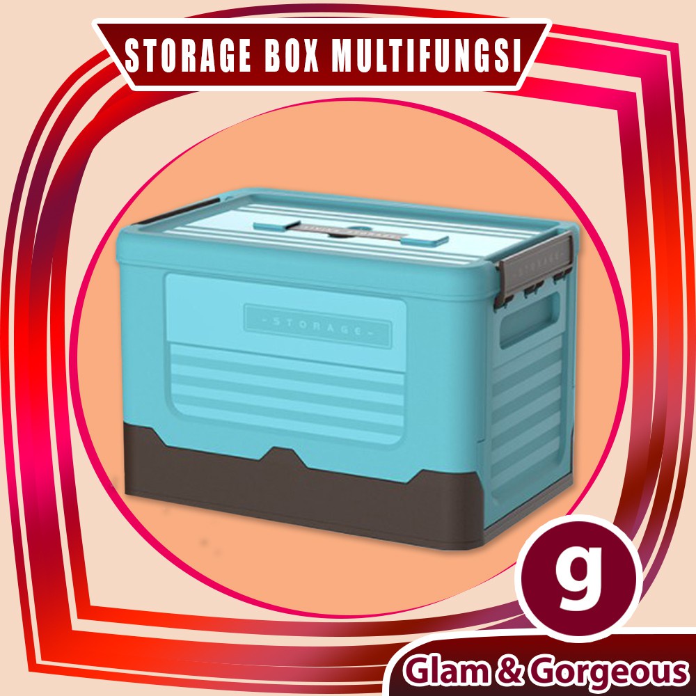 Jual Kotak Penyimpanan Baju Plastik Box Container Lipat Serbaguna ...