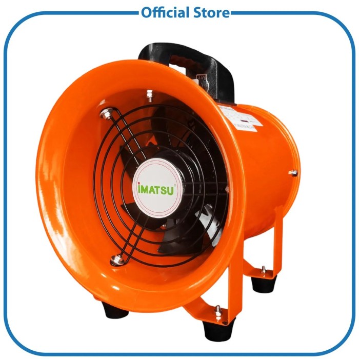 Jual Portable Ventilator / Blower / Exhaust / Drum Fan 8 Inch External ...