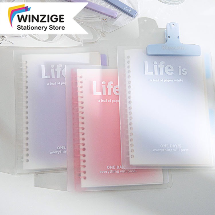 Jual Winzige Buku Binder B5 A5 Buku Loose Leaf Notebook Aesthetic ...