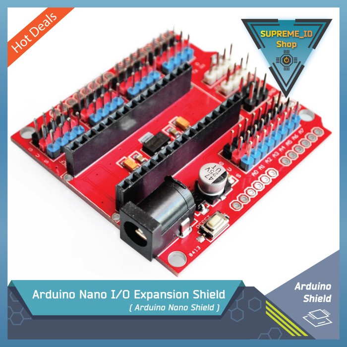 Jual Arduino Pin I/O Expansion Extension Shield For Arduino Nano -KEI80 ...