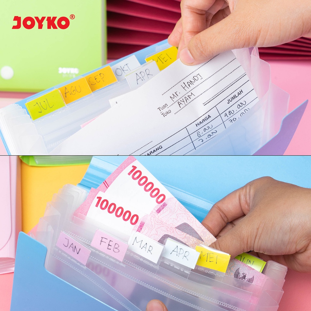 Jual EXPANDING FILE MAP FILE JOYKO EF-1218 GIRO 13 POCKET | MAP ...