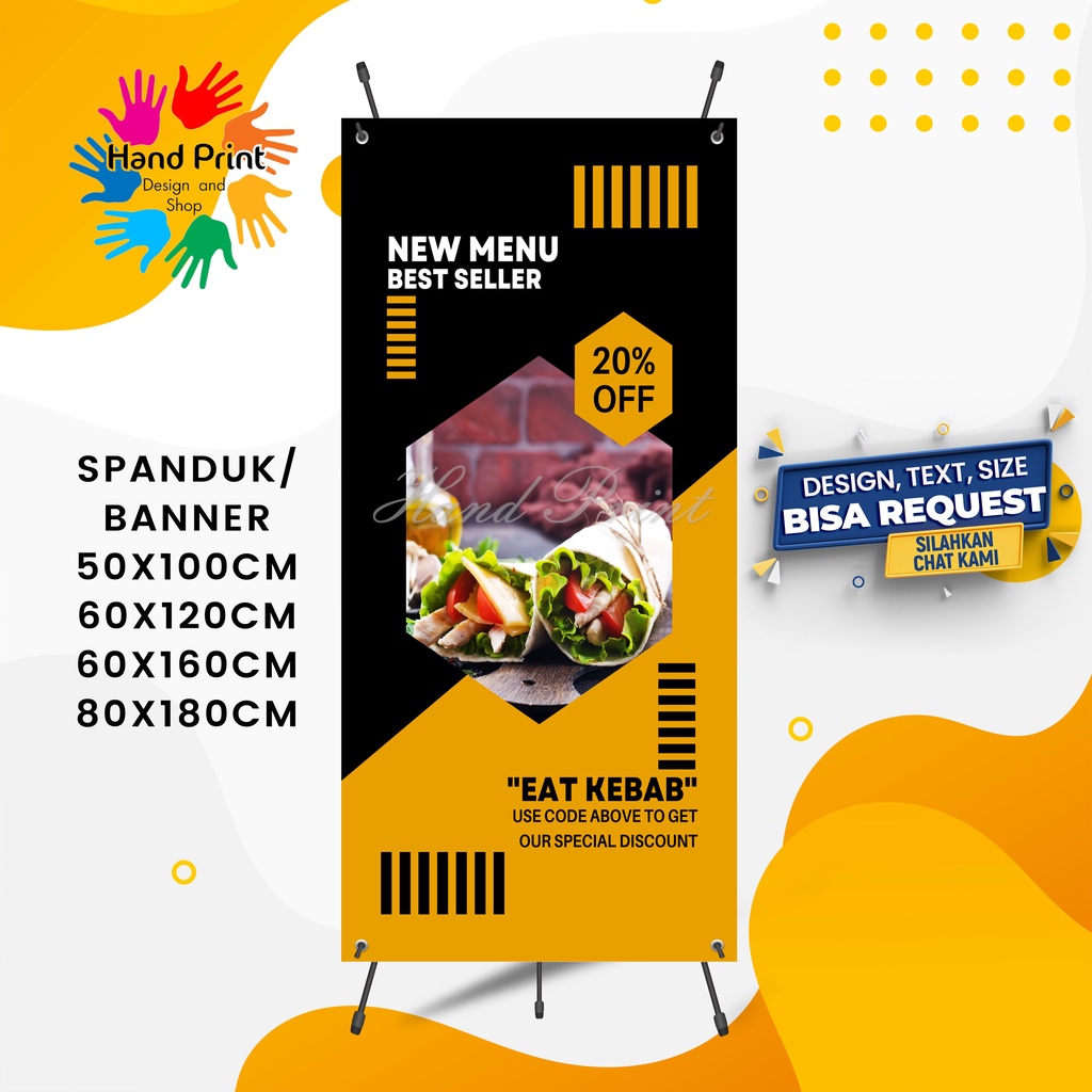 Jual Cetak Spanduk Banner Jualan Kebab Turki Promo Kebab B Spanduk ...