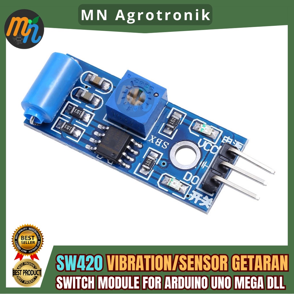 Jual Sw 420 Sw420 Vibration Motion Sensor Getar Switch Nc Module Shopee Indonesia 1956