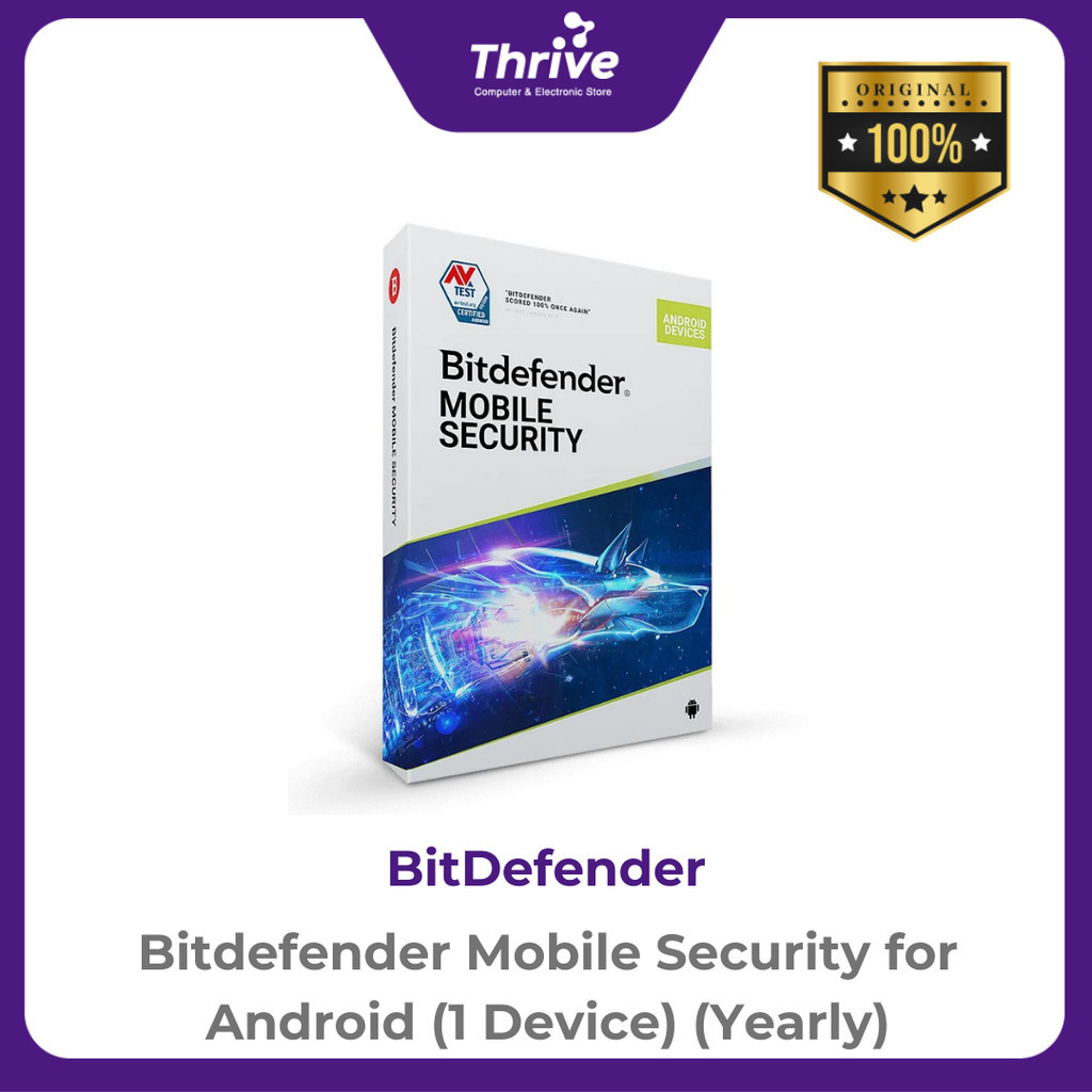 Jual Bitdefender Mobile Security for Android (1 Device) (Yearly ...