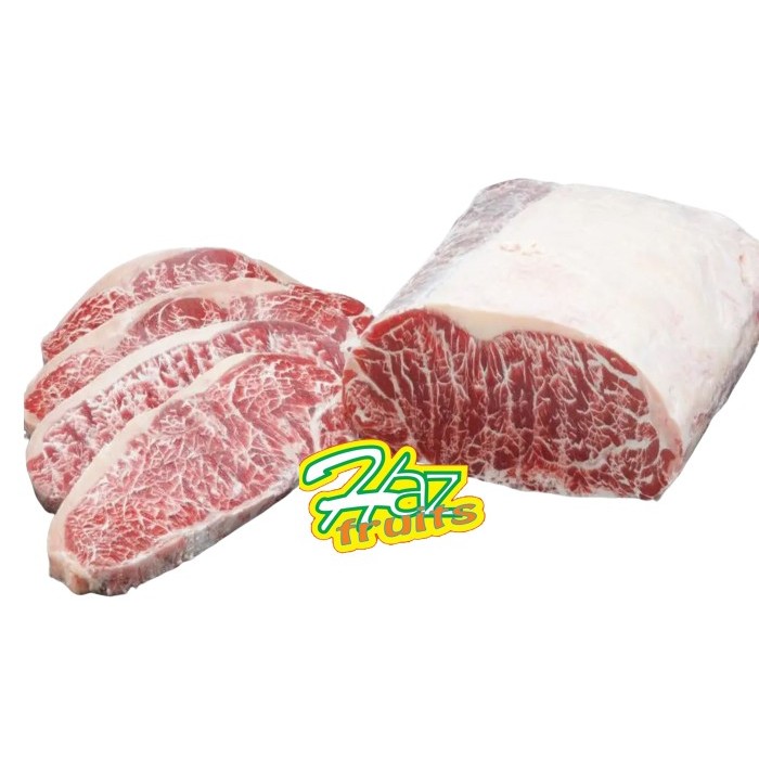Jual Ryou Striploin Beef Steak 100 Gram x 10 Pcs - Premium Beef ...
