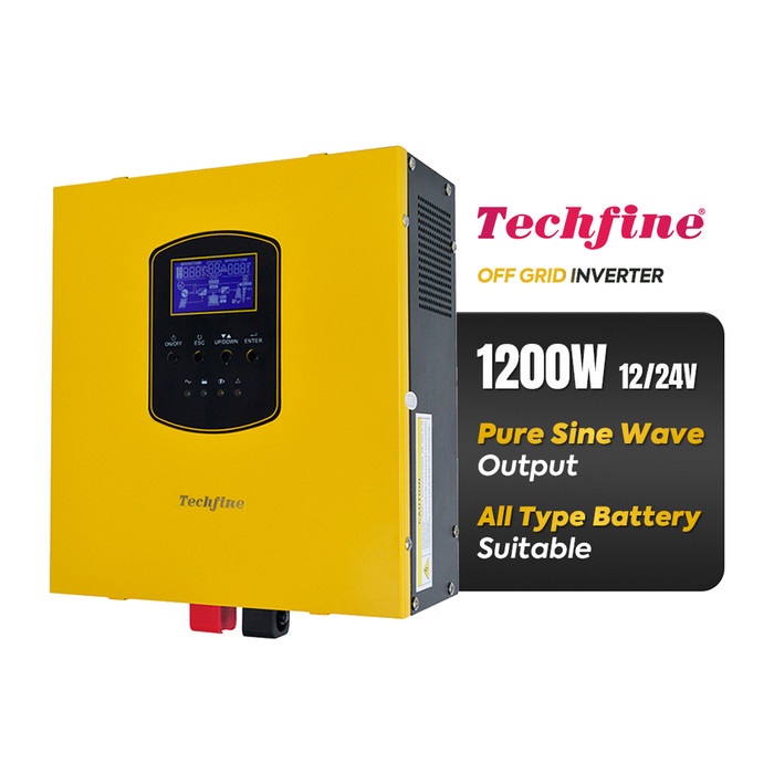 Jual Hybrid Inverter Low Frequency Techfine 12v 24v 1.5 KVA Pure sine ...