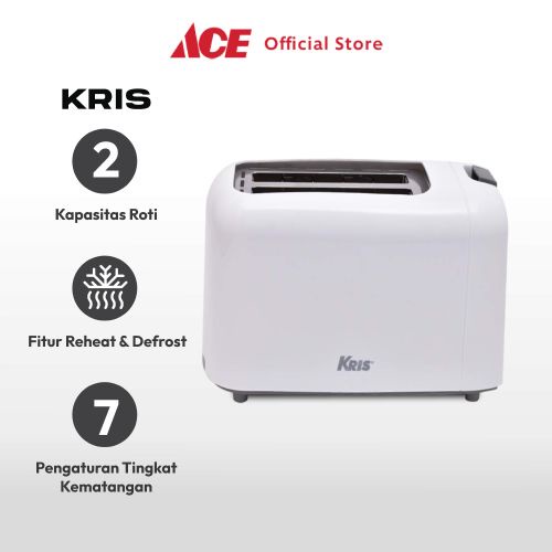 Jual Kris Pemanggang Roti 2 Slice 700 Watt Ta01105-Gs Bread Toaster ...