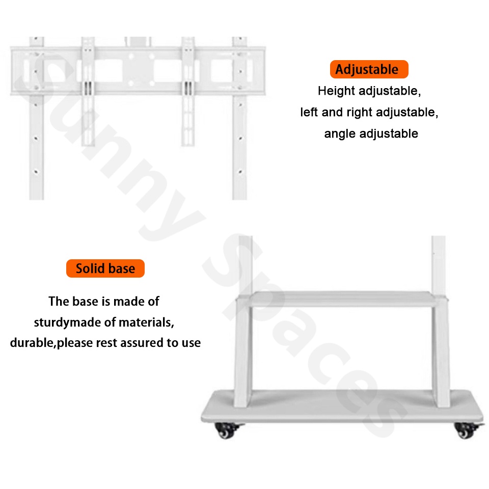 Jual Bracket TV Standing 32 40 43 50 55 60 65 75 85 inch LED Roda ...