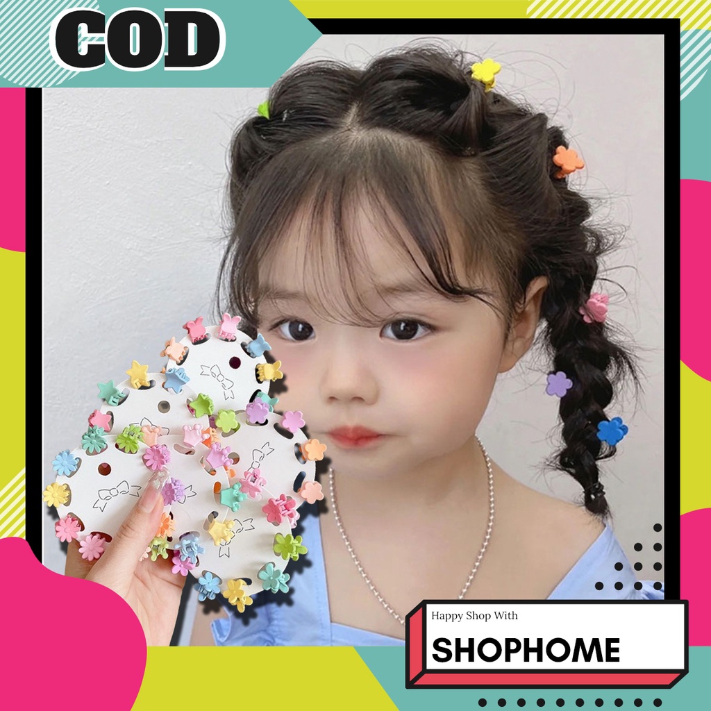 Jual SHOPHOME - Jepit Rambut Mini Anak Perempuan 1 Set 10Pcs Aksesoris ...