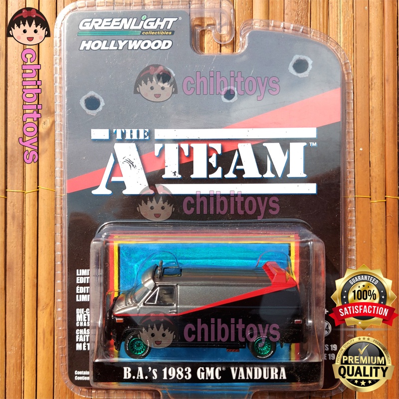 Greenlight 1/64 GMC Vandura 1983 - A-Team Green Machine Limited Edition - 44790-B
