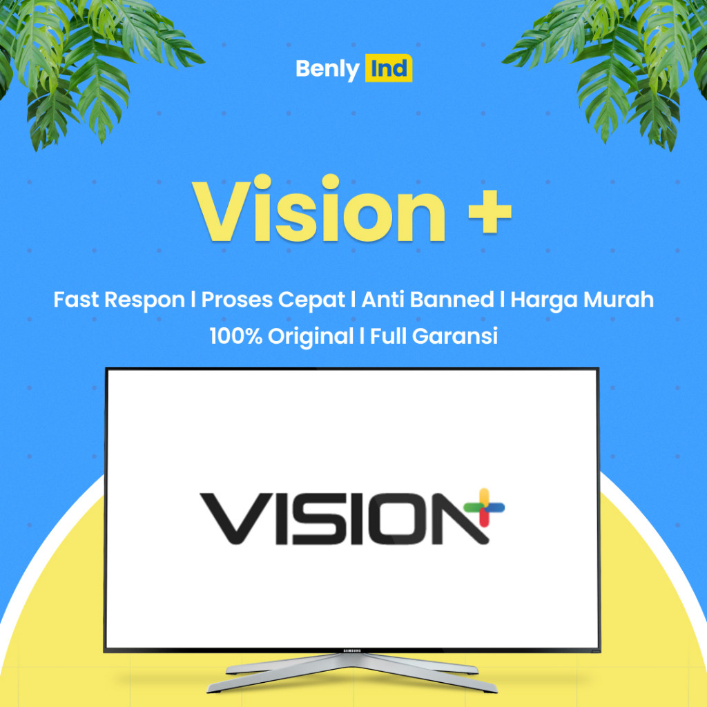 Jual Vision+ Premium - Akses TV, Film, & Drama Lengkap Tanpa Iklan ...