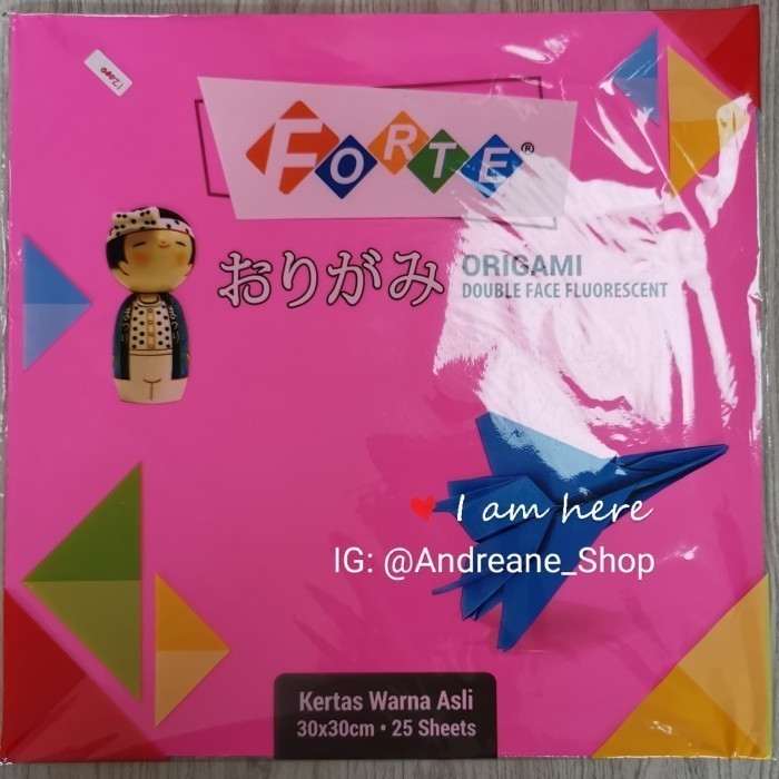 Jual Kertas Origami Forte Double Forte 30x30 cm | Shopee Indonesia