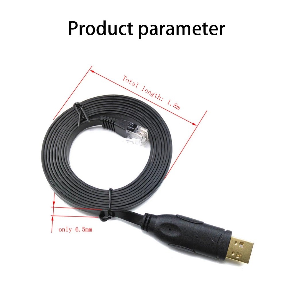 Jual Converter Rj45 To Usb / Cisco Console Usb to rs232 Cable/FTDI H3C ...