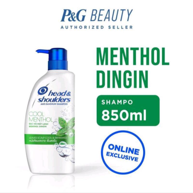 Head & Shoulders Shampoo Cool Menthol 850 ml