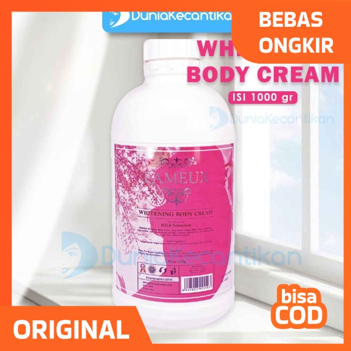 Jual Fameux Whitening Body Cream(Bleaching) 1000 ml Shopee Indonesia