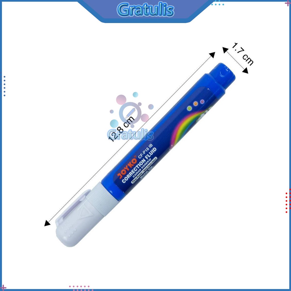 Jual TIP X CAIR JOYKO CF-P18 IB [1 PACK] / CAIRAN KOREKSI / TIPE X ...