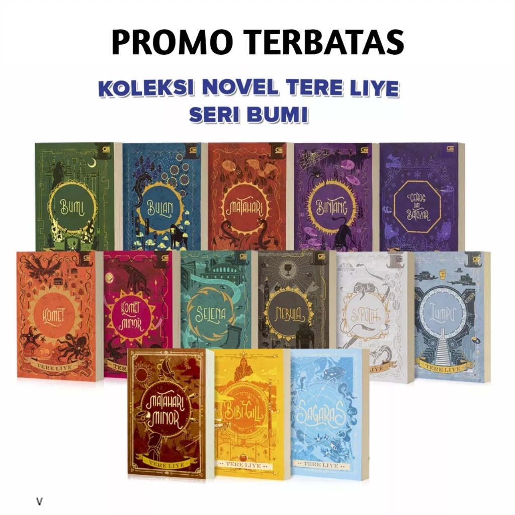 Jual Buku Novel Tere Liye Series Bumi Paket Serial Terbaru TereLiye ...