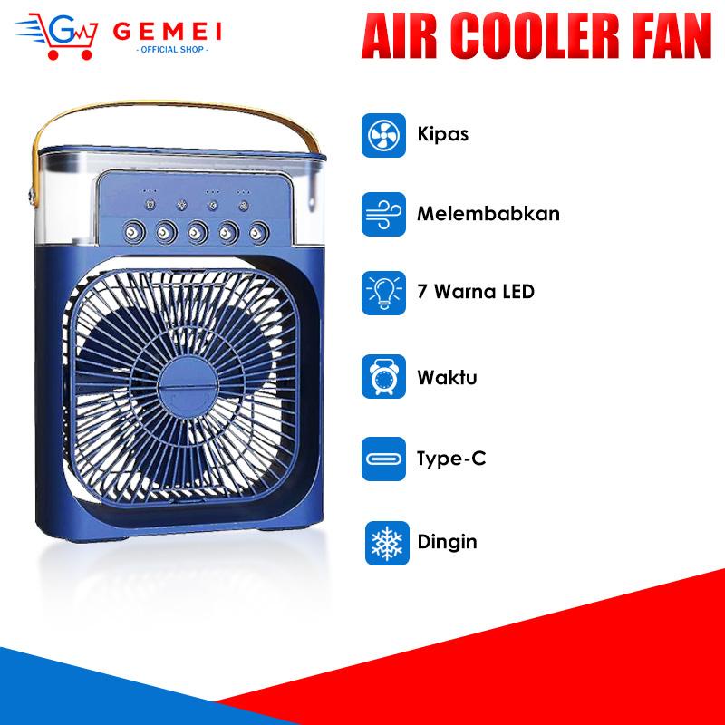 Jual Gemei Kipas Penyejuk Pendingin Kipas Ac Mini Air Cooler Fan Portable Mobil Ruangan Dingin