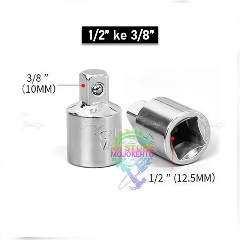 Jual Adapter Konverter kepala shock sock Ratchet | Shopee Indonesia