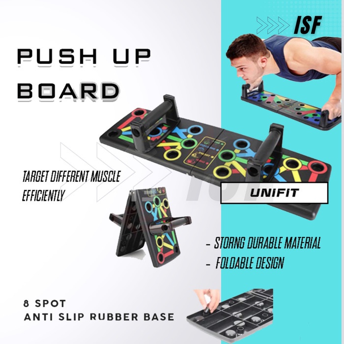 Supports Pompes Push Up Fitness Mad - Noir, Poignées Antidérapantes Pour Muscu