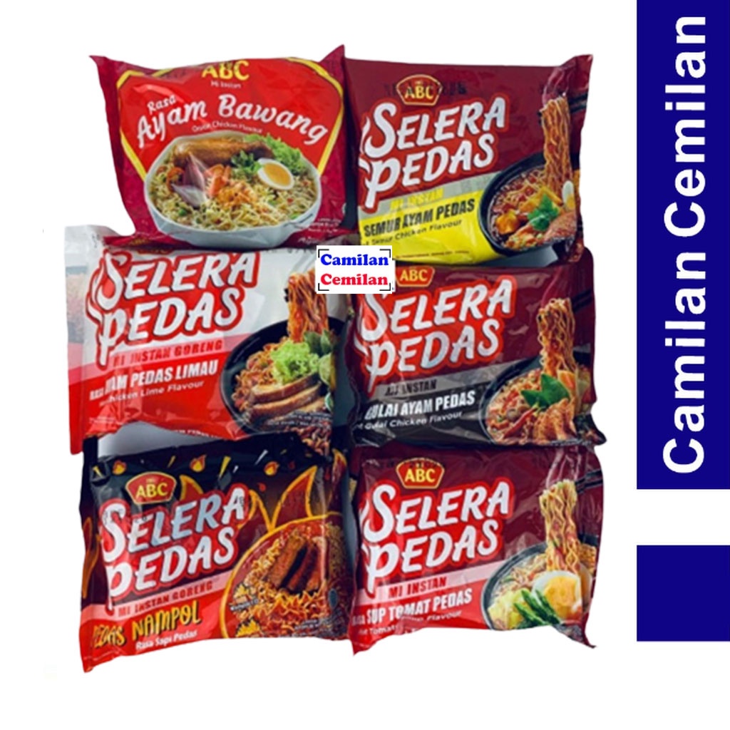 Jual Mie Abc Selera Pedas All Variant Shopee Indonesia