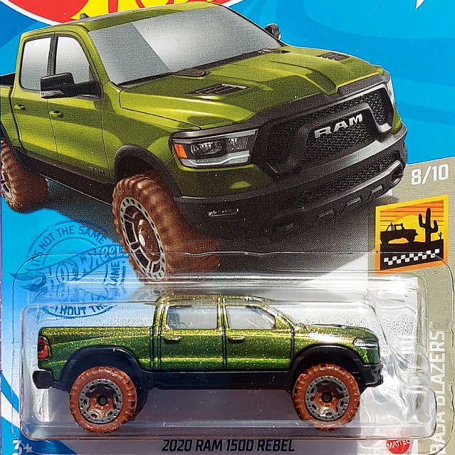 Jual Hotwheels Dodge Ram Rebel Biru Hijau Silver