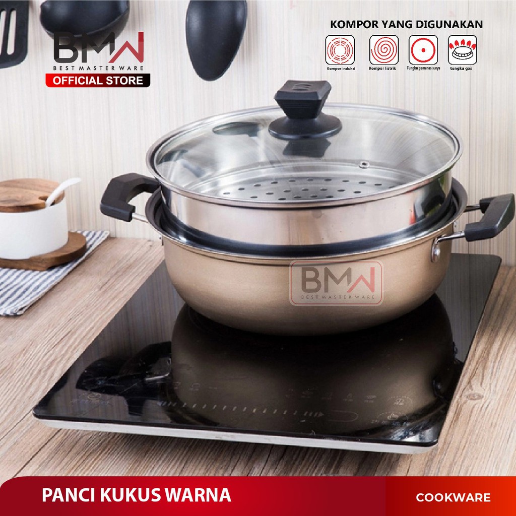 Jual Bmw Kitchen Ware Panci Kukus Steamer Soup Pot Stainless Steel