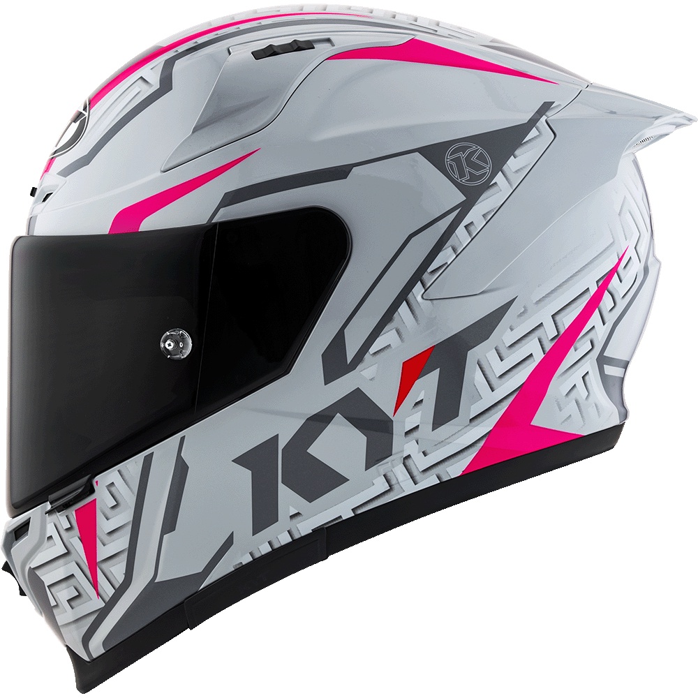 Jual HELM KYT STRIKER 2 (VISOR CLEAR) ASPHALT GREY/FUXIA Shopee