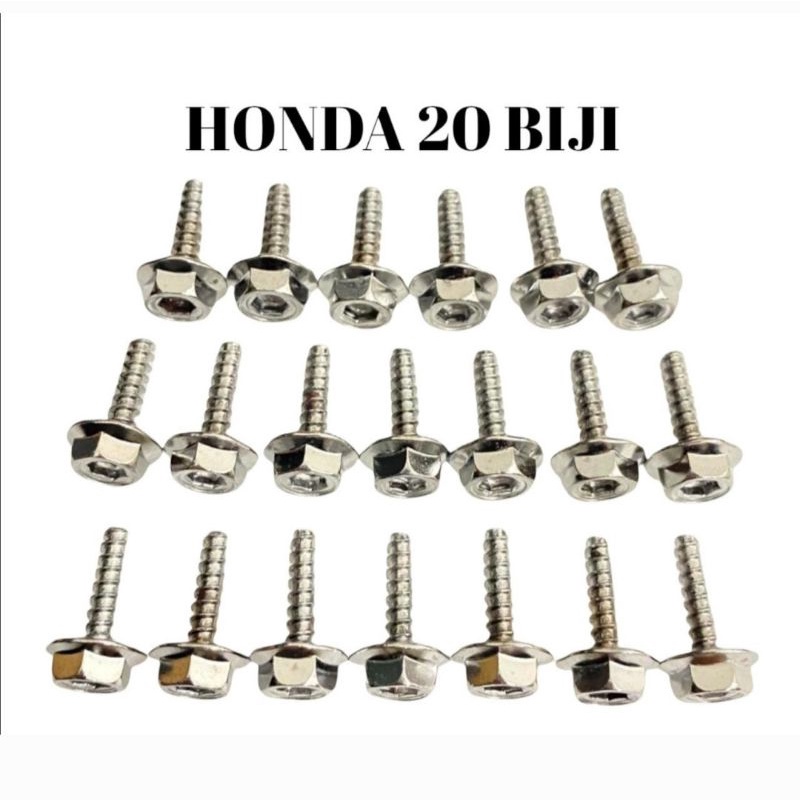 Jual BAUT BODY CROME KROME 2 KUNCI HONDA UNIVERSAL | Shopee Indonesia