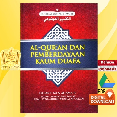 Jual Al-Quan Dan Pemberdayaan Kaum Duafa Tafsir Al-Quran Tematik - B ...