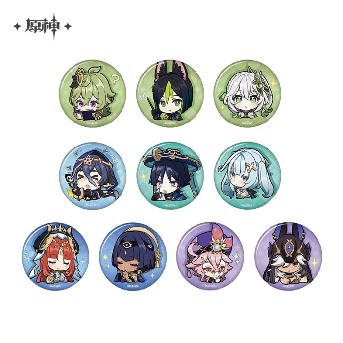 Jual Genshin Impact Sumeru Theme Character Q Version Emoji Pack Badge ...