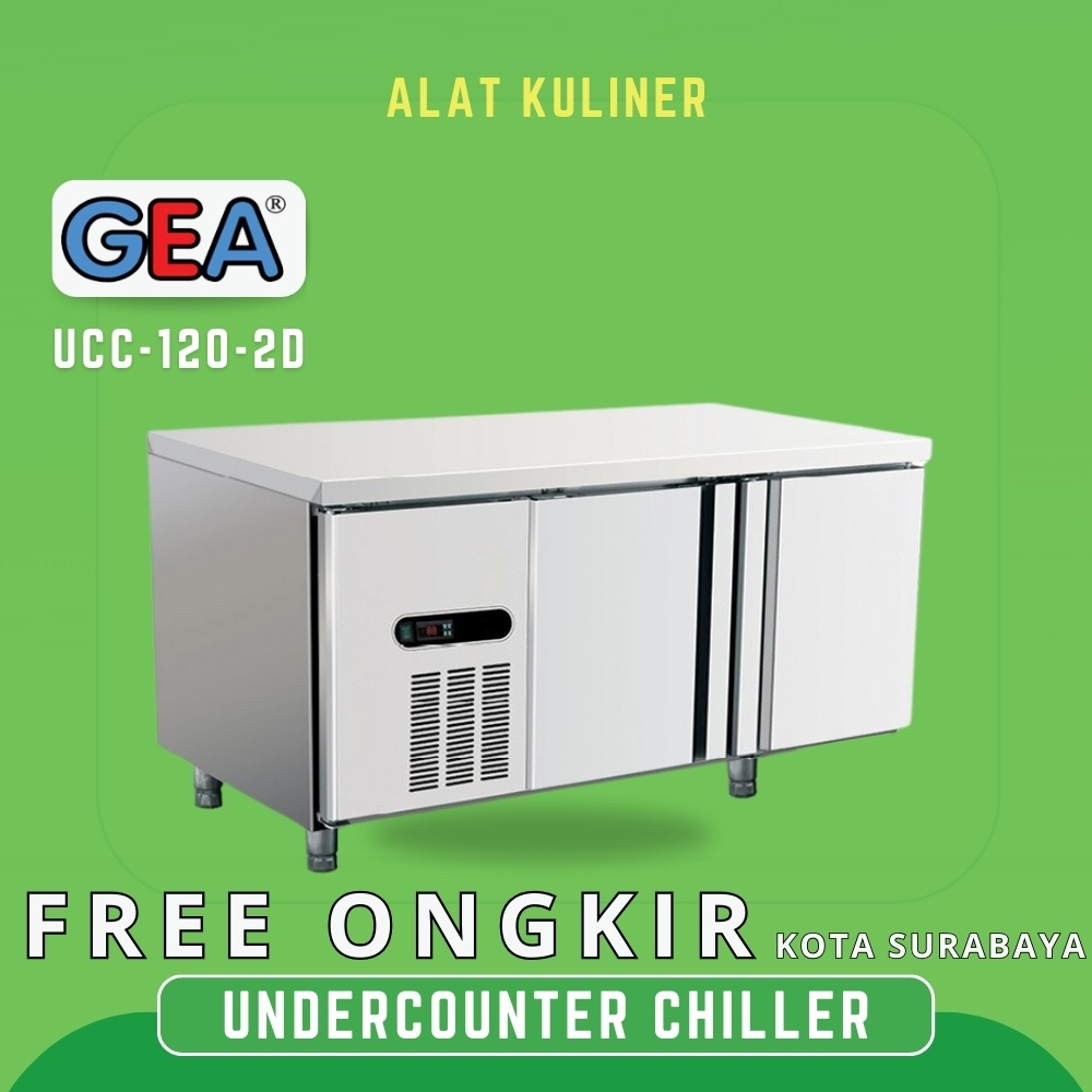 Jual Gea Ucc D Under Counter Chiller Kulkas Rak Pintu Stainless Shopee Indonesia