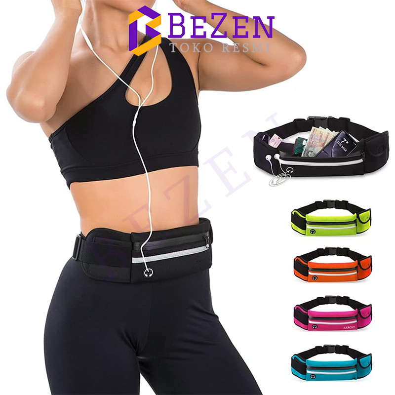 Jual BZ Tas Ikat Pinggang Olahraga Lari Running Belt/Tas Jogging Sporty ...