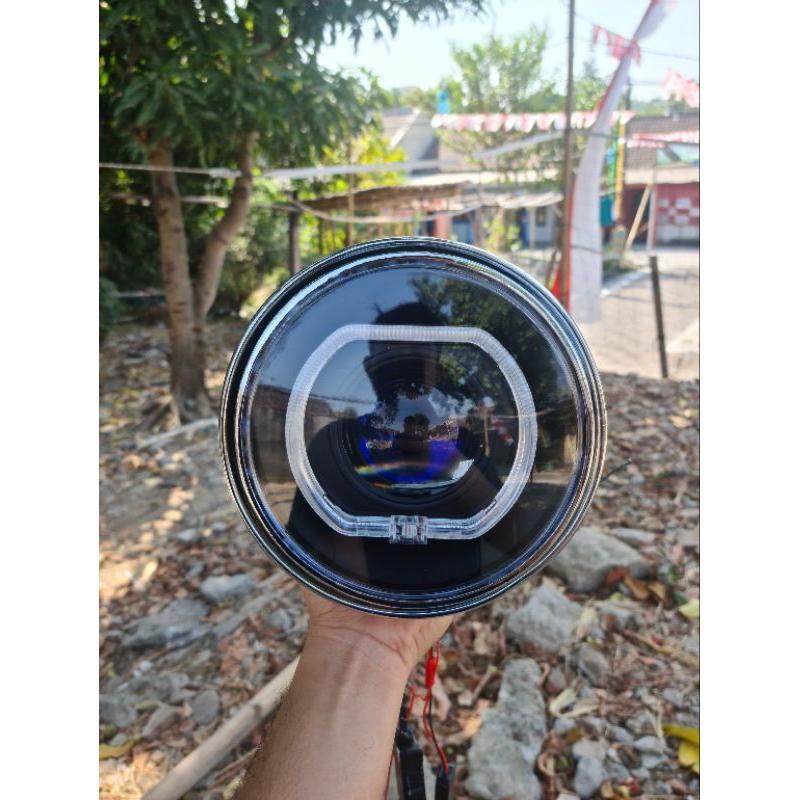 Jual Lampu Depan Ninja SS set Biled AES Turbo Reflektor Ninja SS Bisa