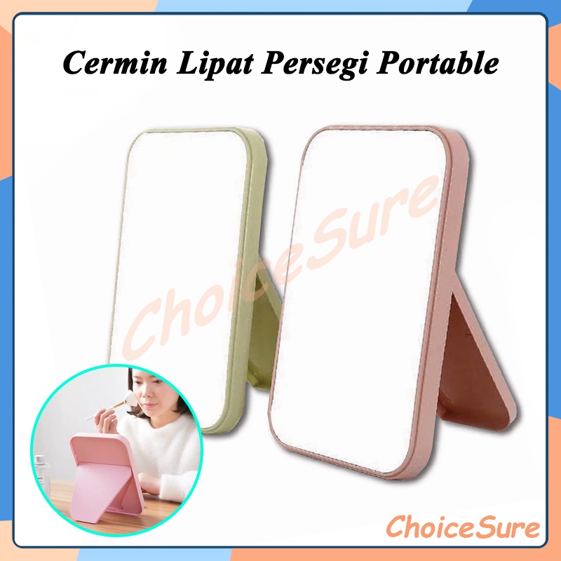 Jual Cermin Lipat Persegi Portable Lipat Persegi Portable Beauty Mirror Foldable Vanity