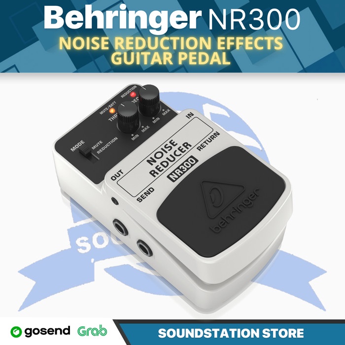 Jual BEHRINGER NR300 Noise Reduction Effects Guitar Pedal Reducer