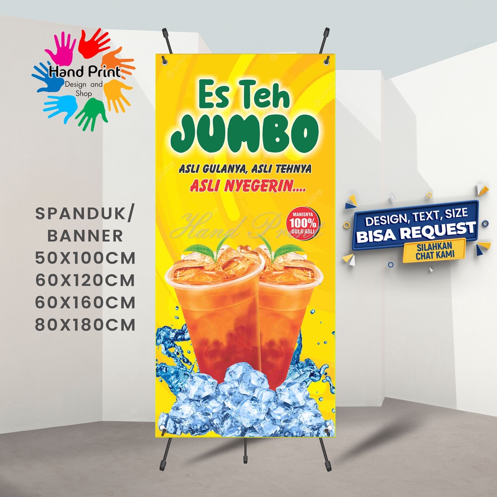 Jual Spanduk Banner Mmt Es Teh Solo Es Teh Poci Es Teh Raden Es Teh Jumbo Es Jeruk Peras 0817