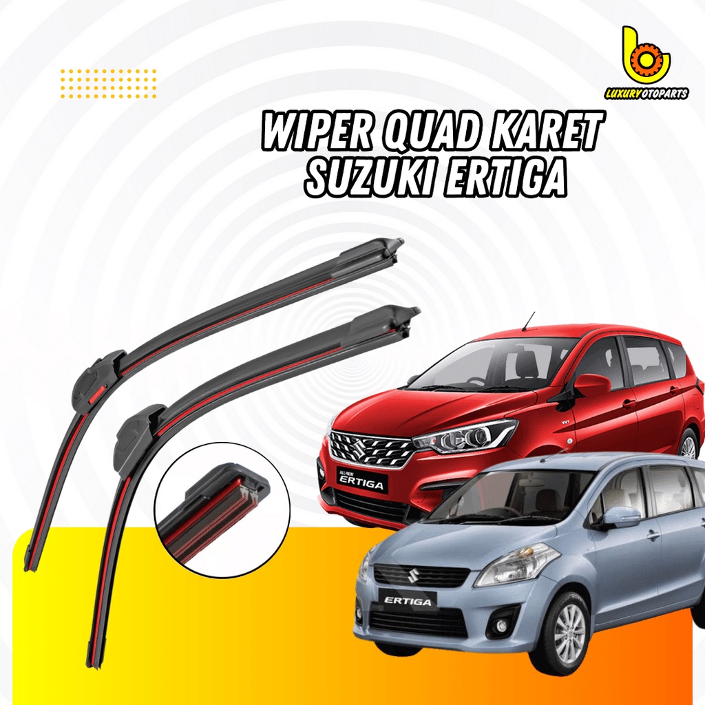 Jual 1 SET (2 PCS) Wiper Quad Blade Suzuki Ertiga / All New Ertiga