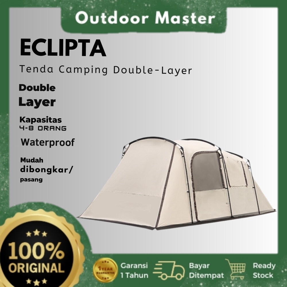 Jual Outdoor Master BERGARANSI 1 TAHUN Tenda Camping LANDWOLF ECLIPTA