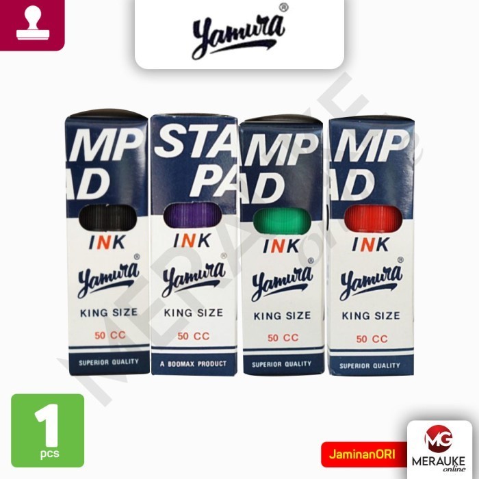 Jual Tinta Stempel / Stamp Pad Ink YAMURA King 50ml Shopee Indonesia