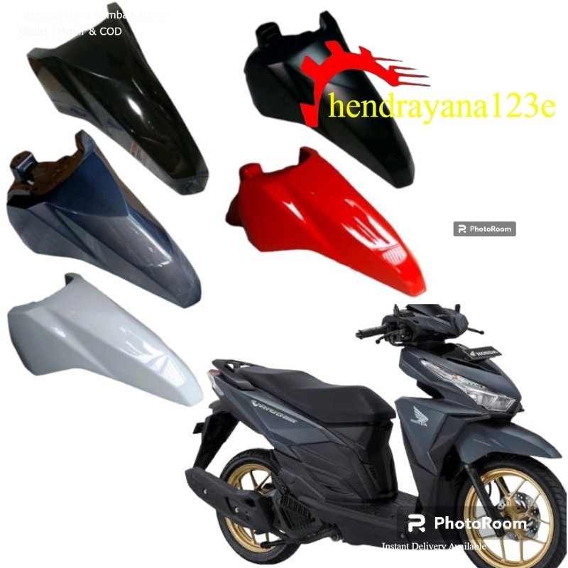 Jual Spakbor Sepakbor Depan Vario 125-150 LED 2015-2017 Putih Hitam