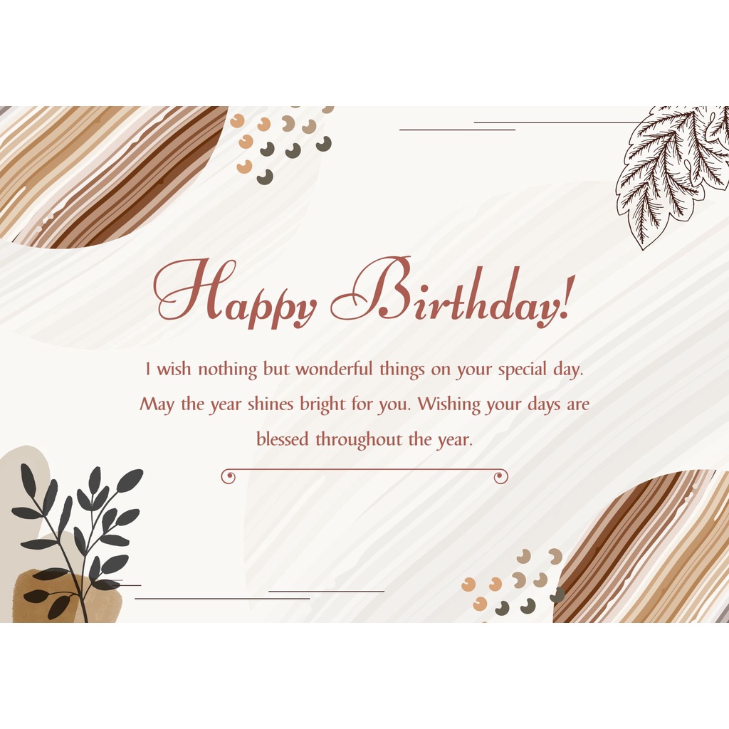 Jual EternalFashions Greeting Cards Happy Birthday Cards For Friends Kartu Ucapan Happy