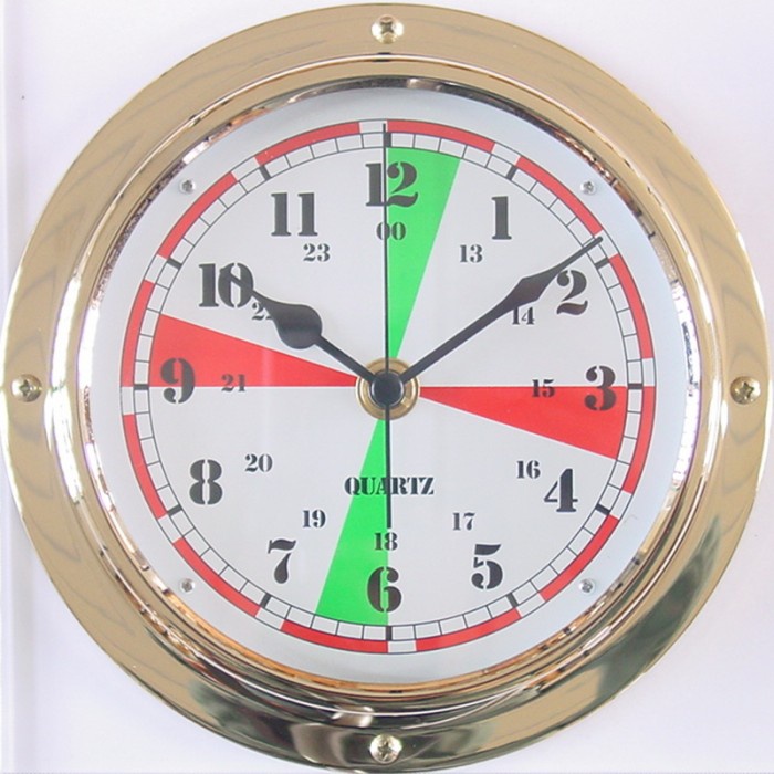 Jual JAM LAUT / MARINE CLOCKS RADIO ROOM CLOCKS 200mm radio clock