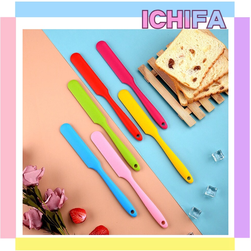 Jual Ichifa Spatula Butter Scrapper Cm Spatula Butter Cream Silicon Spatula Kue Merah