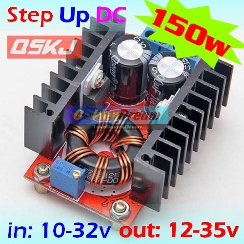 Jual Step Up 150w 10-32v to 12-35v DC Boost Power Supply Charger Driver ...