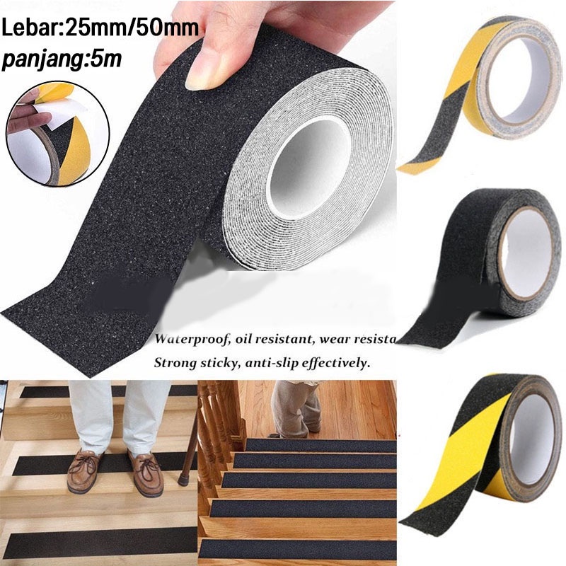 Jual Lakban Anti Slip Lakban Lantai Anti Slip Tape Lakban Licin Hitam