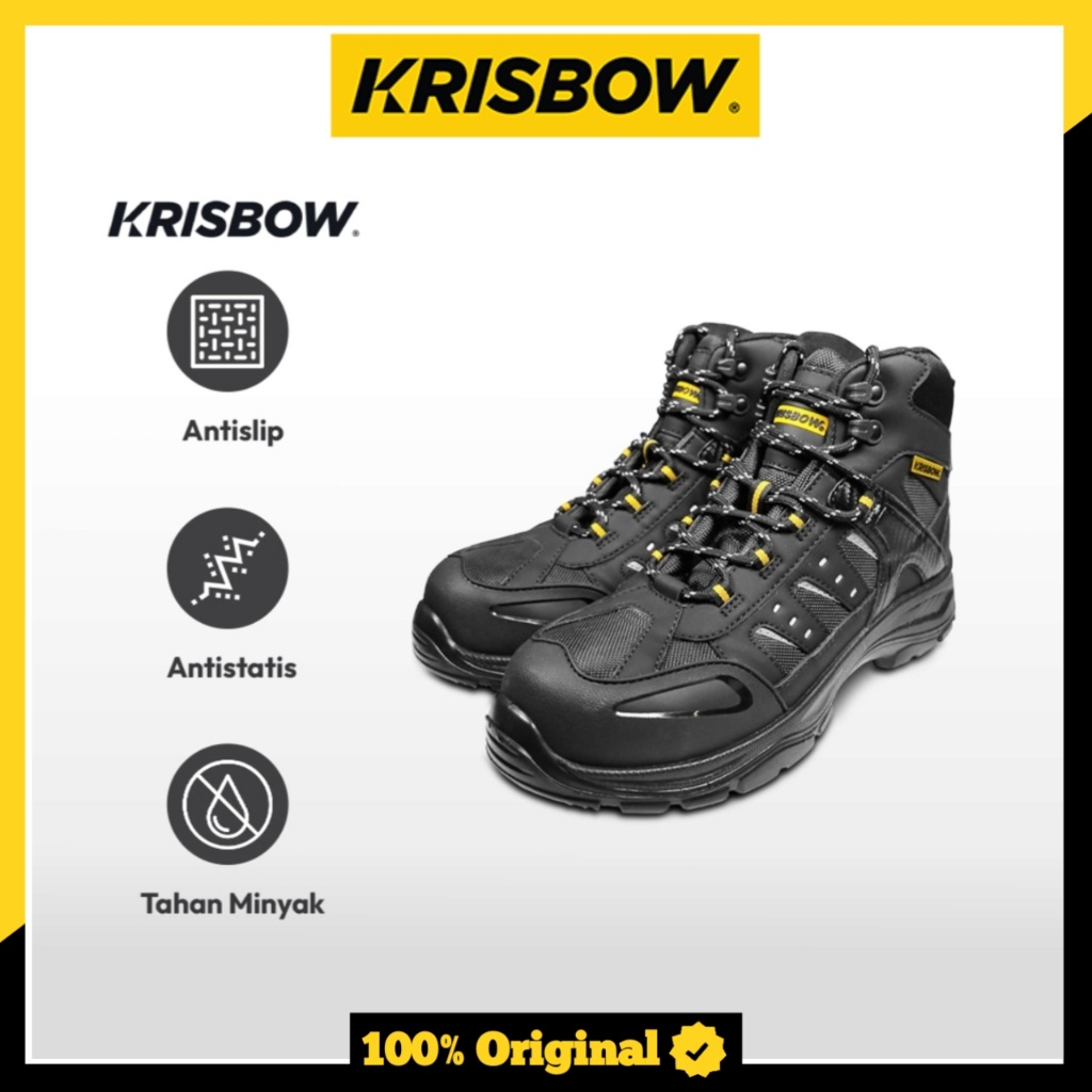 Jual Krisbow Ukuran 45 Sepatu Pengaman Nemesis 6 Inci Hitam Shopee Indonesia