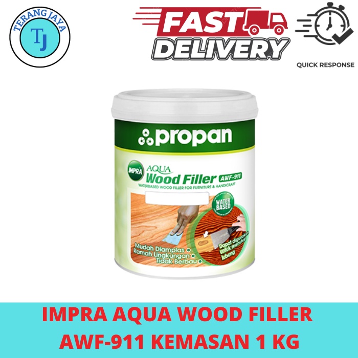 Jual Impra Aqua Wood Filler Awf Dempul Kayu Waterbased Shopee