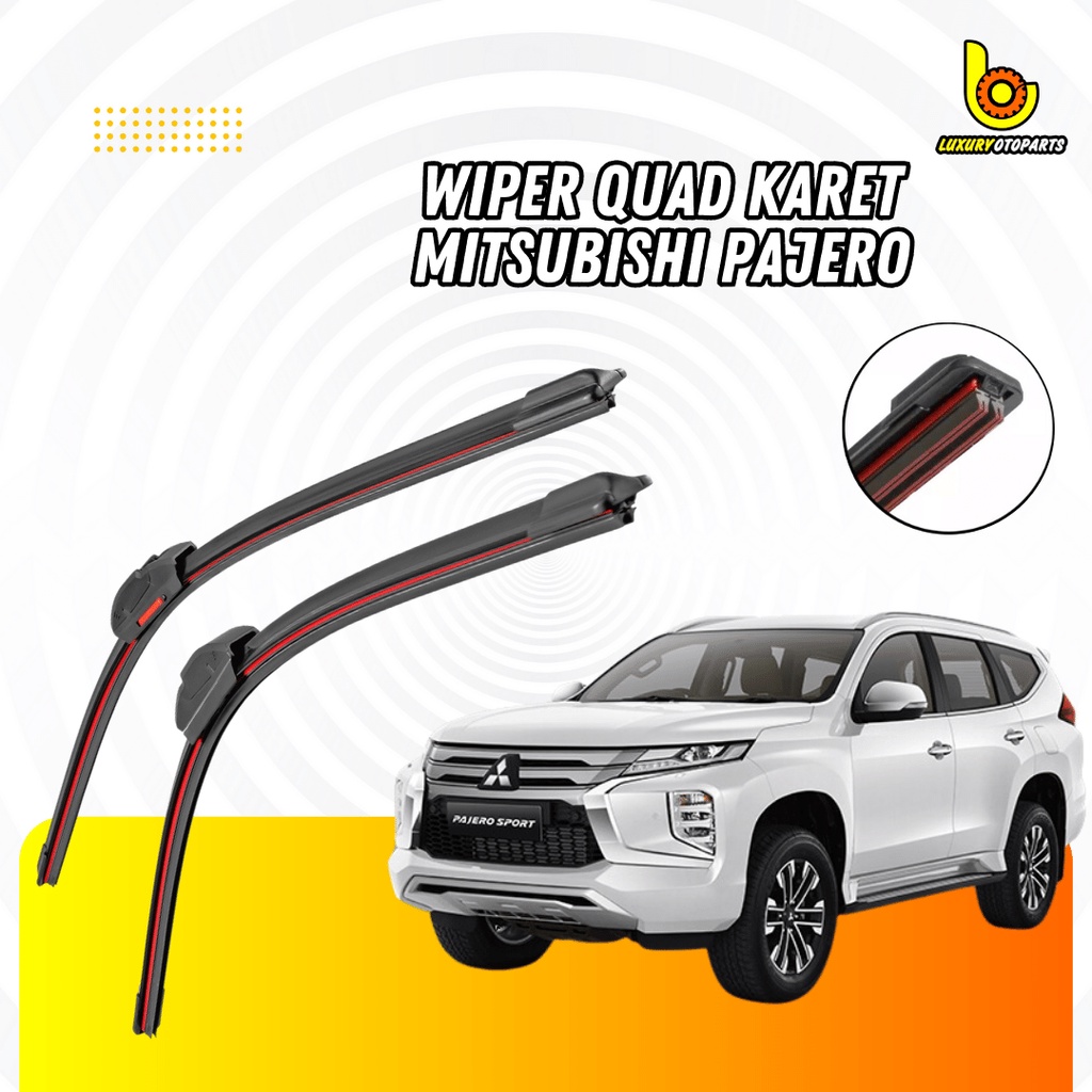 Complete Wiper Blade Set For Mitsubishi Pajero Junior H57A 1.1L - Front & Rear 8 thumbnail image