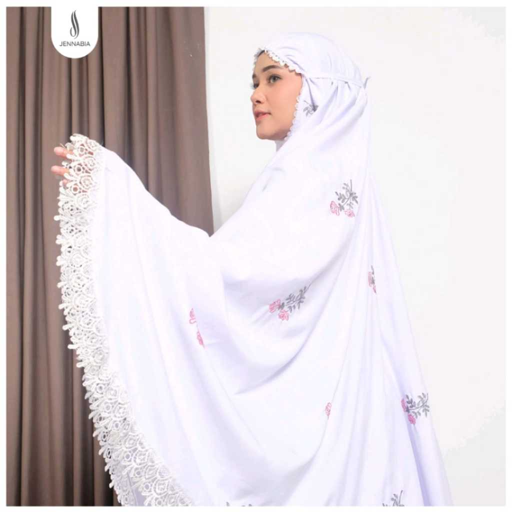 Jual Mukena Mewah Shakilla Viral Mukena Dewasa Katun Rayon Bordir